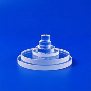 Transparent Round 99.99% Pure Quartz Plate