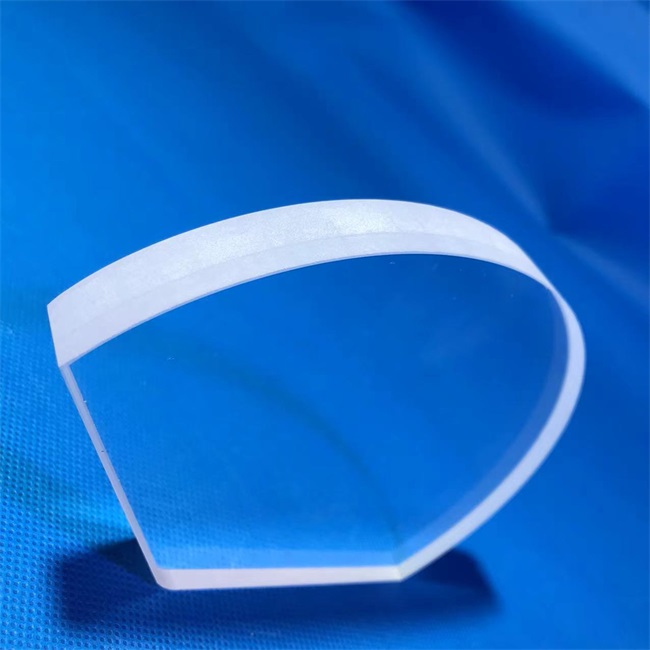 High Temperature Sectorized Quartz Glass Plate