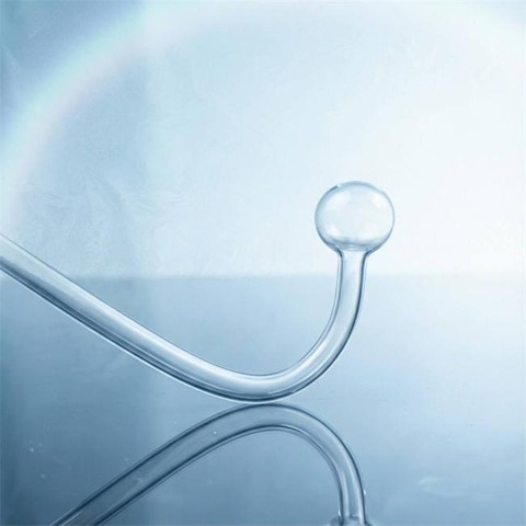 Изогнутая трубка с шаровой головкой из кварцевого материала