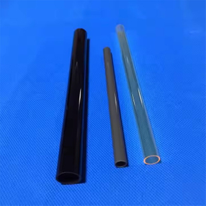 Custom Colored Translucent Quartz Glass Tubes