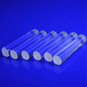 Chauffage haute fréquence à haute pureté 2 à 100 mm de tige de quartz