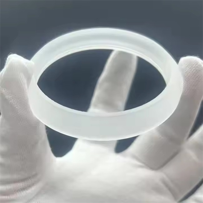 قطر 5-200 مم شفة Quartz ذات اللحام الصناعي