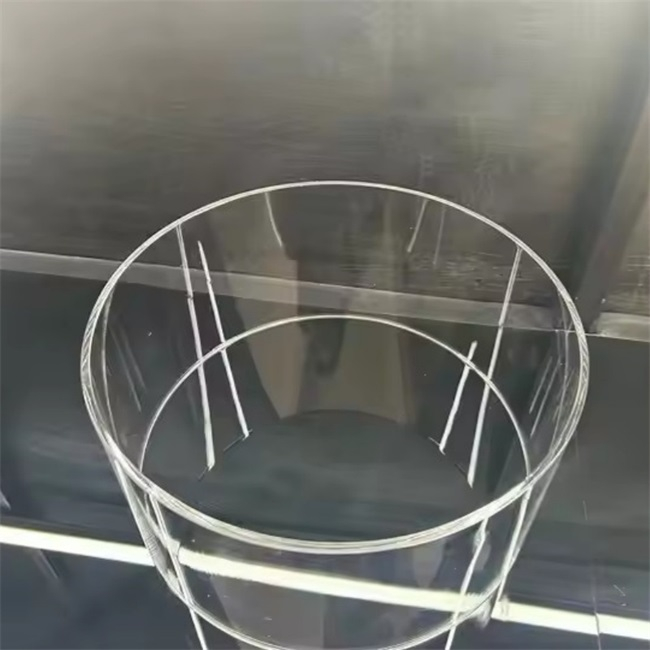 300 * 5 * 139,5 mm de tube de quartz de grand diamètre