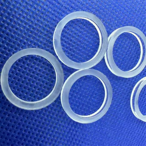 Anillos de brida de cuarzo de alta pureza personalizados de varios tamaños