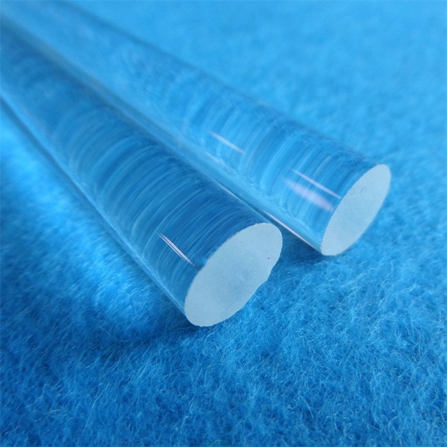 High precision light guide quartz rod