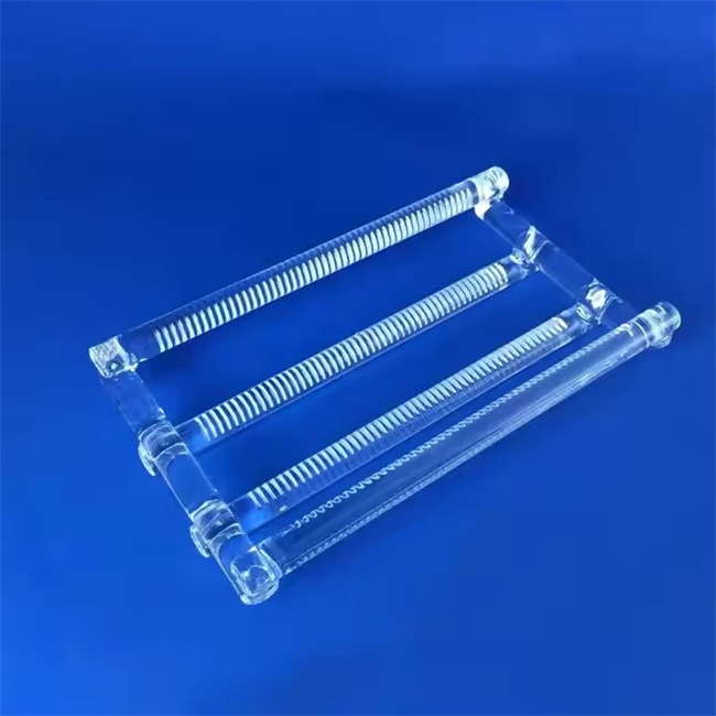 1200 degree semiconductor ozone-free quartz boat supplier of various sizes