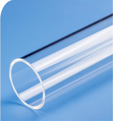 Large Size 25 Mm 1000-1200 ° C Tube Furnace Quartz Tube