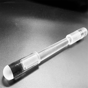 Transparent Body Sealed Structure Quartz Rod at Both Ends