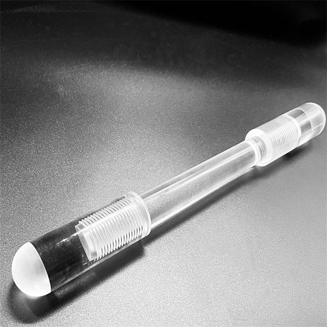 Transparent Body Sealed Structure Quartz Rod at Both Ends