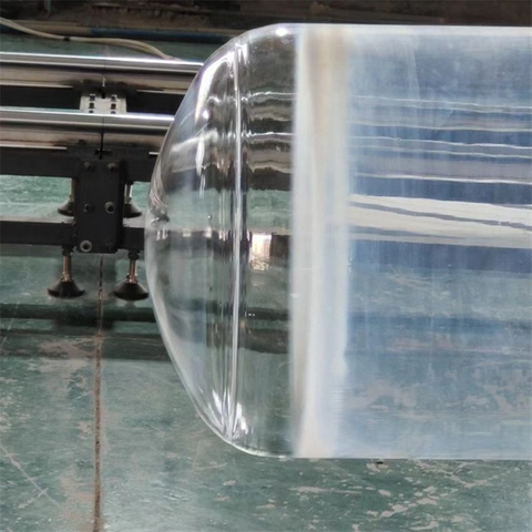 Transparent Large Diameter Quartz Furnace Tube