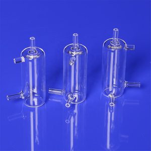 Laboratory Transparent Quartz Overflow Tube