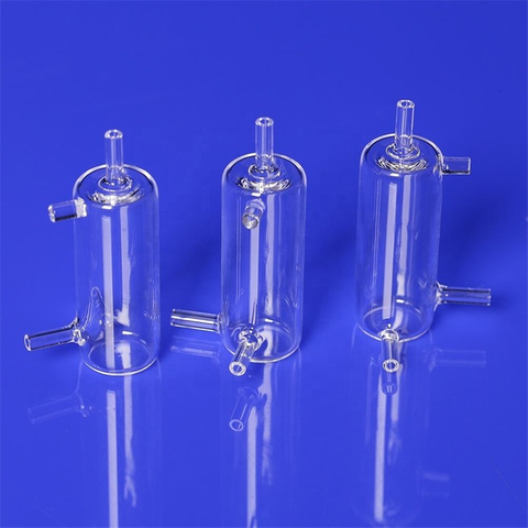 Laboratory Transparent Quartz Overflow Tube