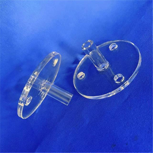Instrumento de vidrio de cuarzo fundido para productos químicos