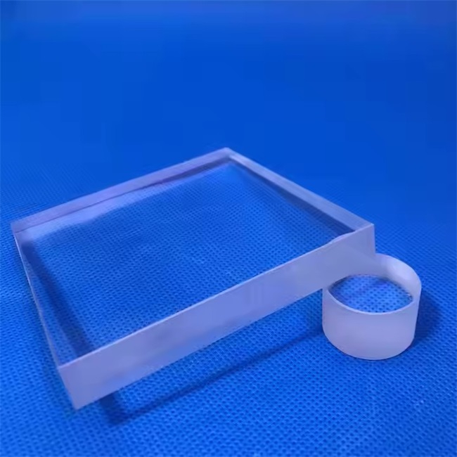High Transmittance Fused Silica Transparent Glass Plate