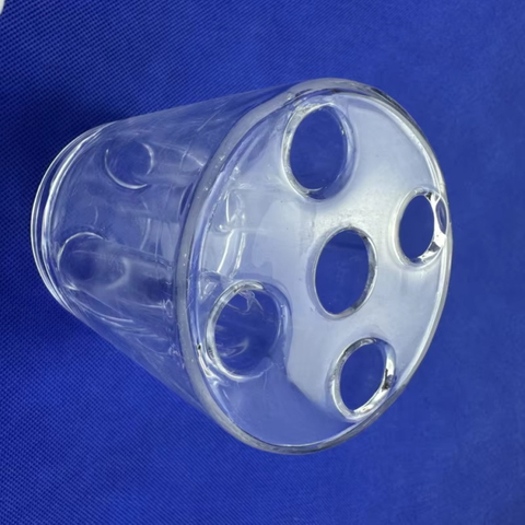 Accessoires de quartz d'instruments semi-conducteurs de laboratoire