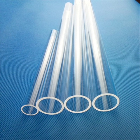 Tubo de vidrio de cuarzo de lámpara de tratamiento de agua de alta pureza de 3-300 mm