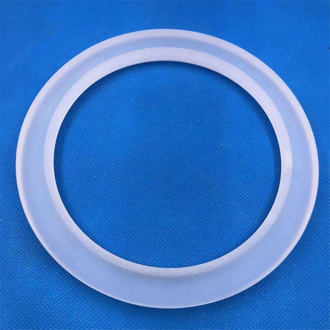 Frosted Semi Transparent Quartz Ring