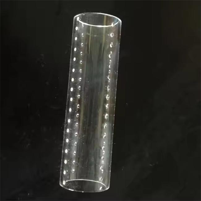 Hochtransparentes Quarzglas-Lochrohr