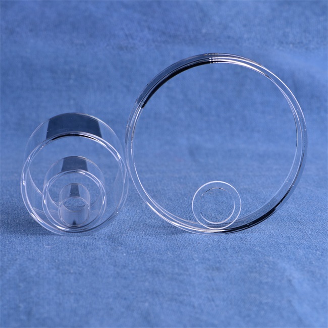 High purity transparent optical quartz plate