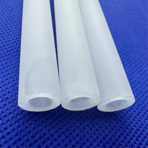 Tubo de cuarzo blanco lechoso para calentamiento de horno de difusión con un diámetro exterior de 10-600 mm