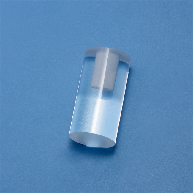 Mini quartz rod manufacturer with hole on one end