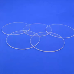 Plaque de quartz circulaire optique de 1 mm 2 mm personnalisée