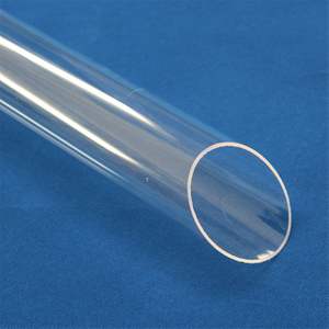 Tubo di vetro al quarzo glassato opaco