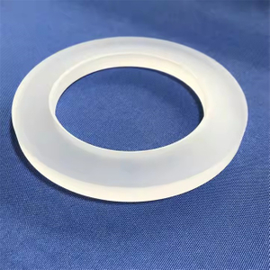 Anneau de verre de quartz UV de grande taille transparent