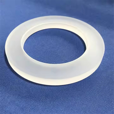 Anneau de verre de quartz UV de grande taille transparent