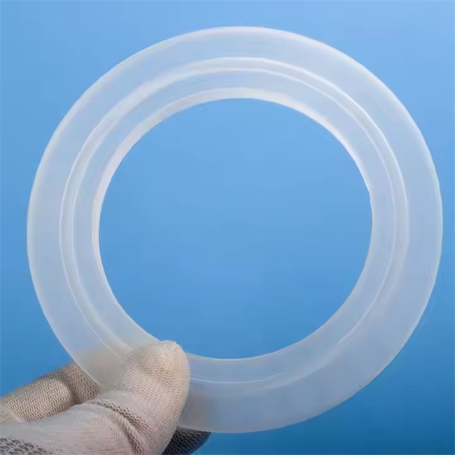 Milky white vacuum quartz glass flange ring manufacturer