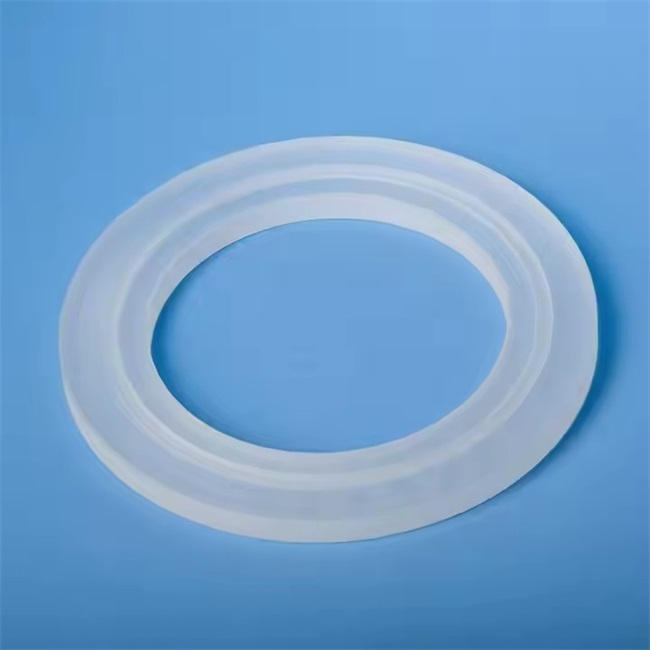 Milky White Vacuum Quartz Glass Flange Ring