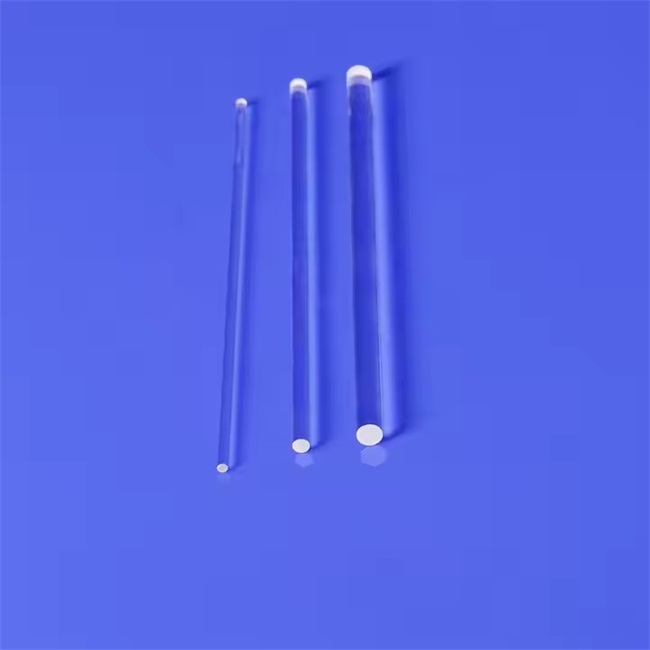 High purity transparent optical fused silica rod supplier