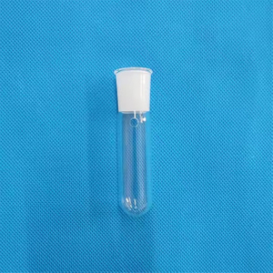 Laboratory Back Cover Transparent Quartz Test Tube