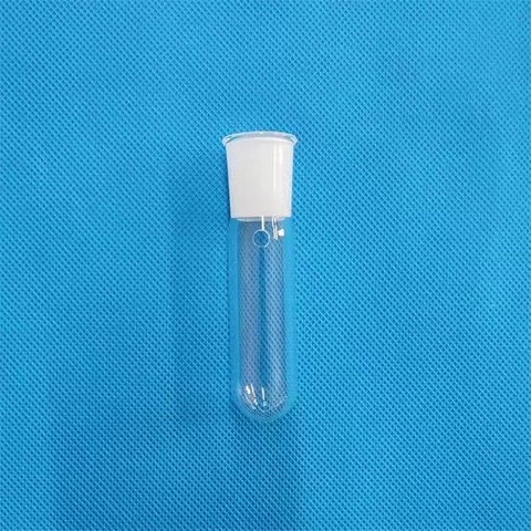 Laboratory Back Cover Transparent Quartz Test Tube