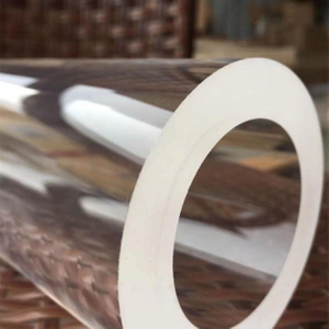Transparent Thick-walled 300-3000mm Large Diameter Quartz Tube