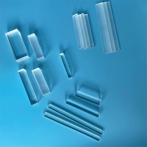 40-600mm Transparent Rectangular Irregular Fused Silica Block