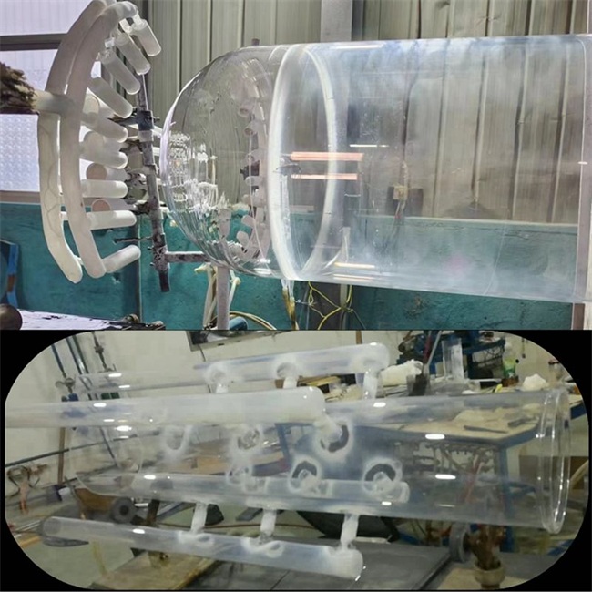 Transparent Large Diameter Quartz Furnace Tube Factory