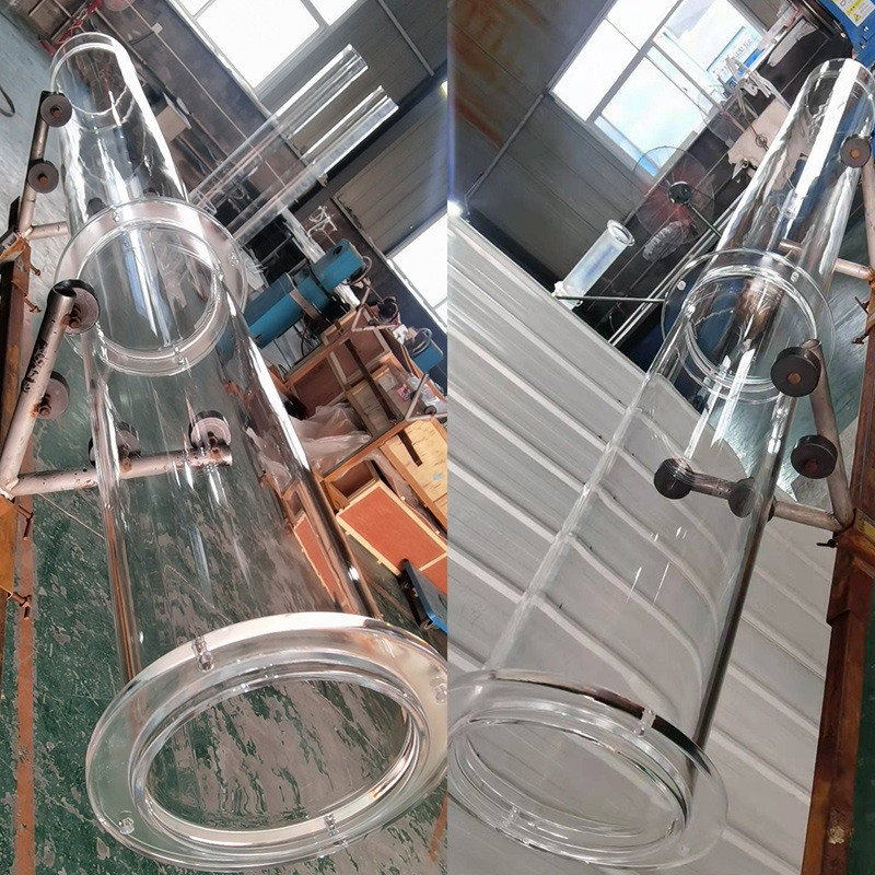 Large diameter transparent thick wall quartz tube manufacturer
