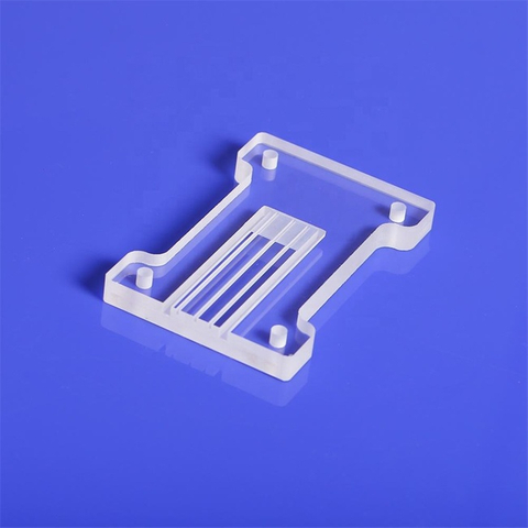 Lasergravure van onregelmatige kwartsplaat