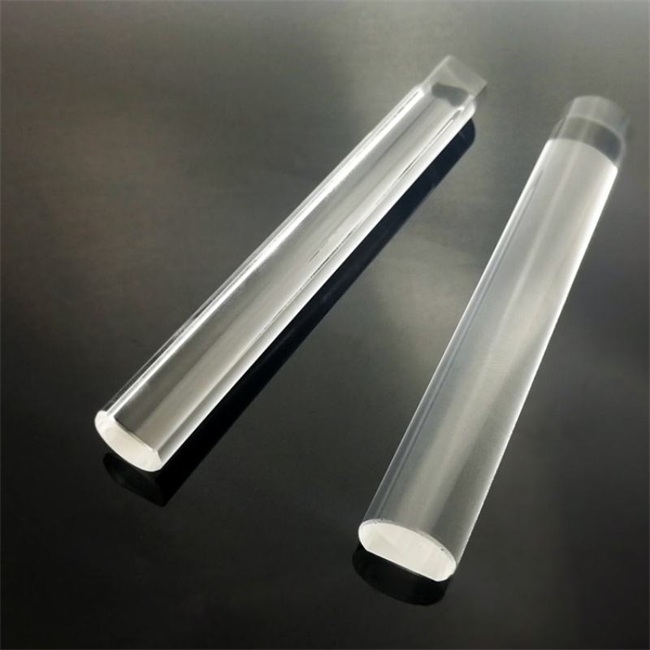 5-800mm polished photoconductive fused quartz rod factory