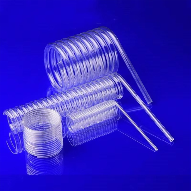 Manufacturer of bent quartz spiral tube