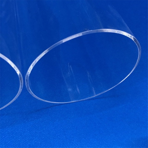 Large Diameter Transparent High Density Quartz Tube