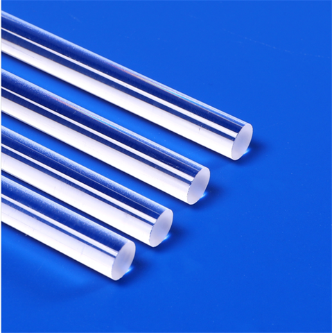 Tie de guidage lumineux en verre de quartz transparent personnalisé