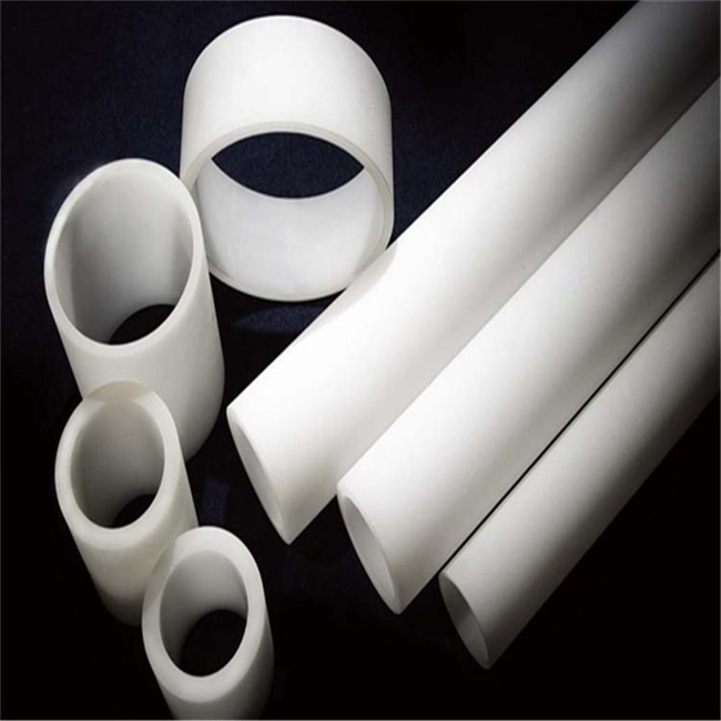 Large diameter milky white quartz glass tube