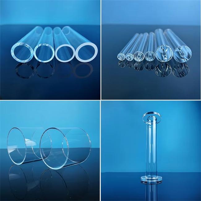 Polished and unpolished transparent quartz tube sellers