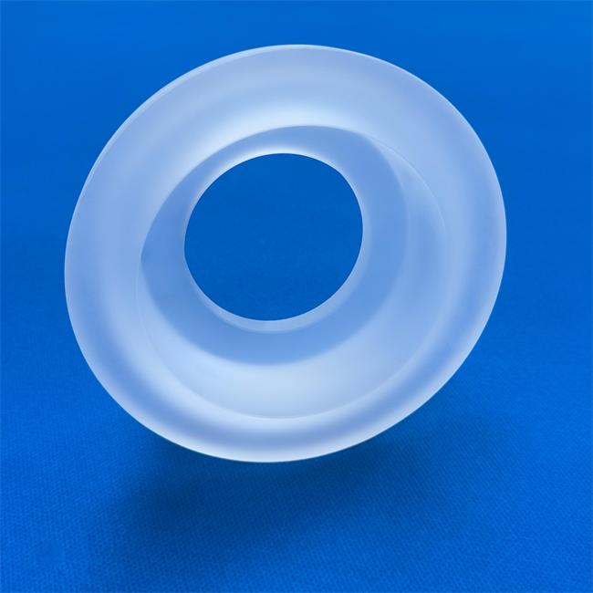 Frosted quartz flange connection ring Wholesaler