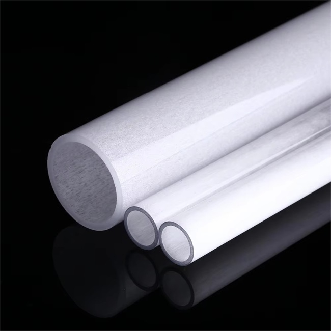 Diamètre 0,5 à 600 mm de tube de quartz blanc laiteux