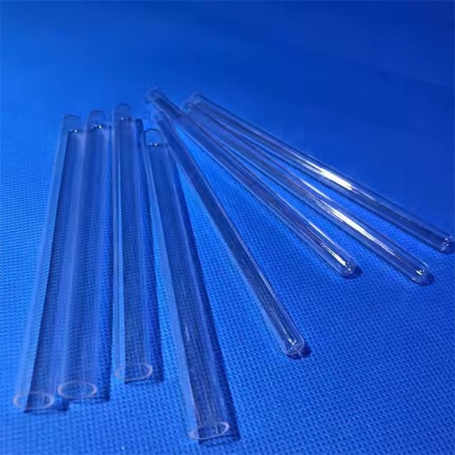 Service personnalisé pour les tubes à quartz scellés à sens unique utilisé dans toutes les tailles des laboratoires