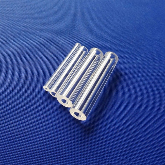 Tubes de quartz renforcé de mur épais