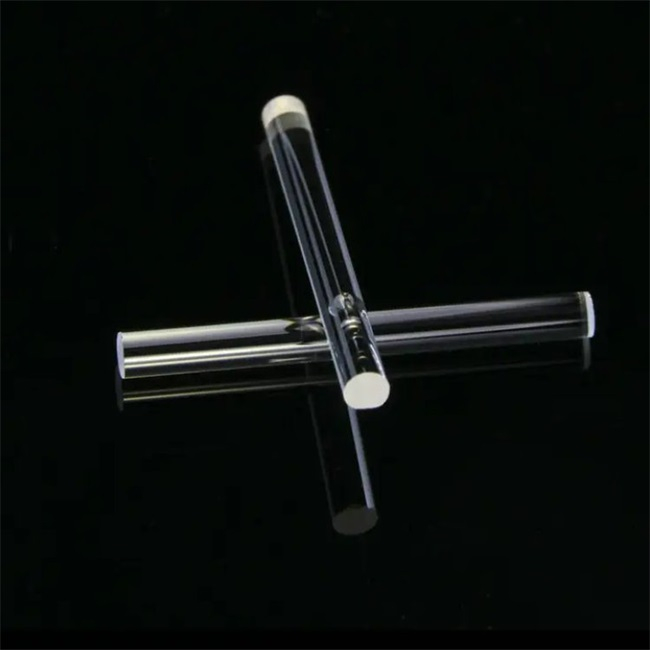 Fiber optic sensor quartz rod